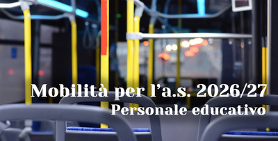 Pubblicati i movimenti del personale educativo per l'a.s. 2026/27. In totale coinvolte 79 unità di personale
